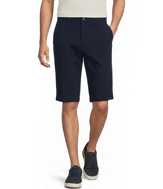 Roundtree & Yorke The Cloud Washed Classic Fit Flat Front 13#double; Chino Shorts Product Image
