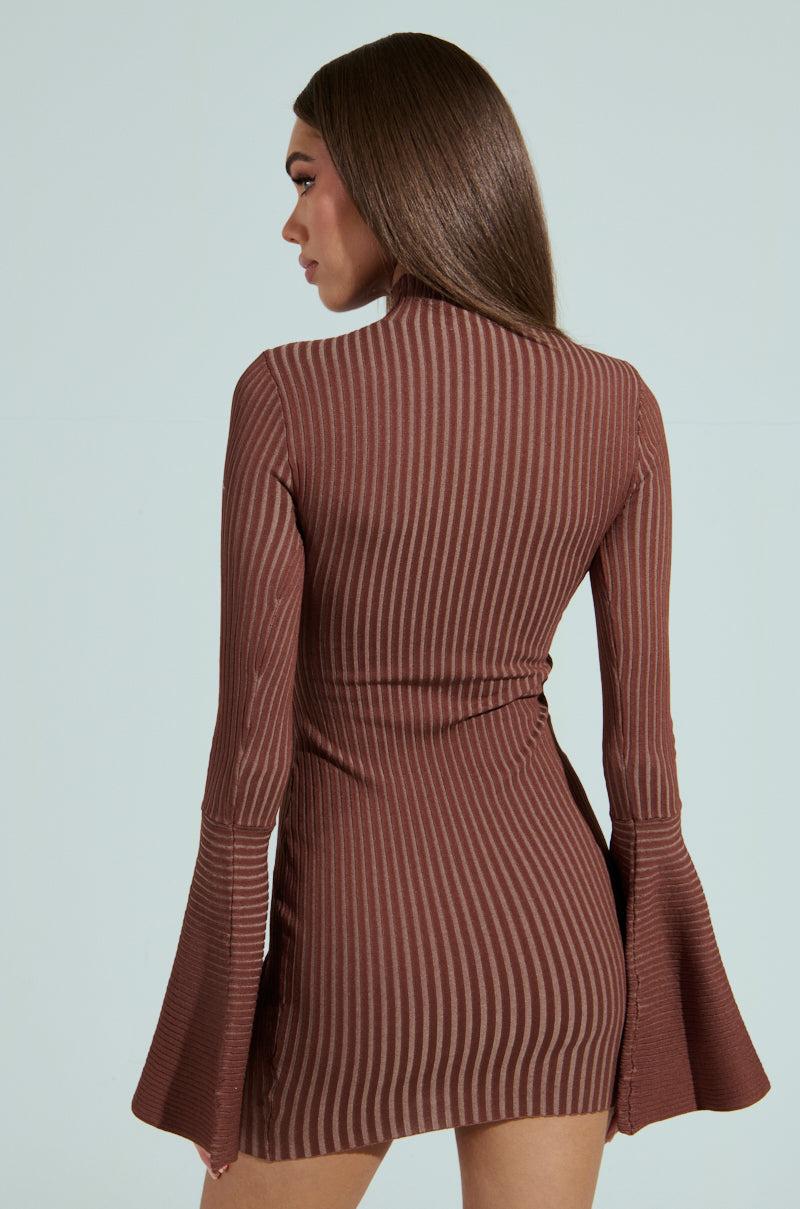 ALL CAUGHT UP KNIT MINI DRESS Product Image