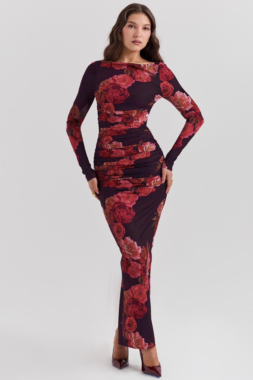 Lanetta  romantic floral maxi dress Product Image