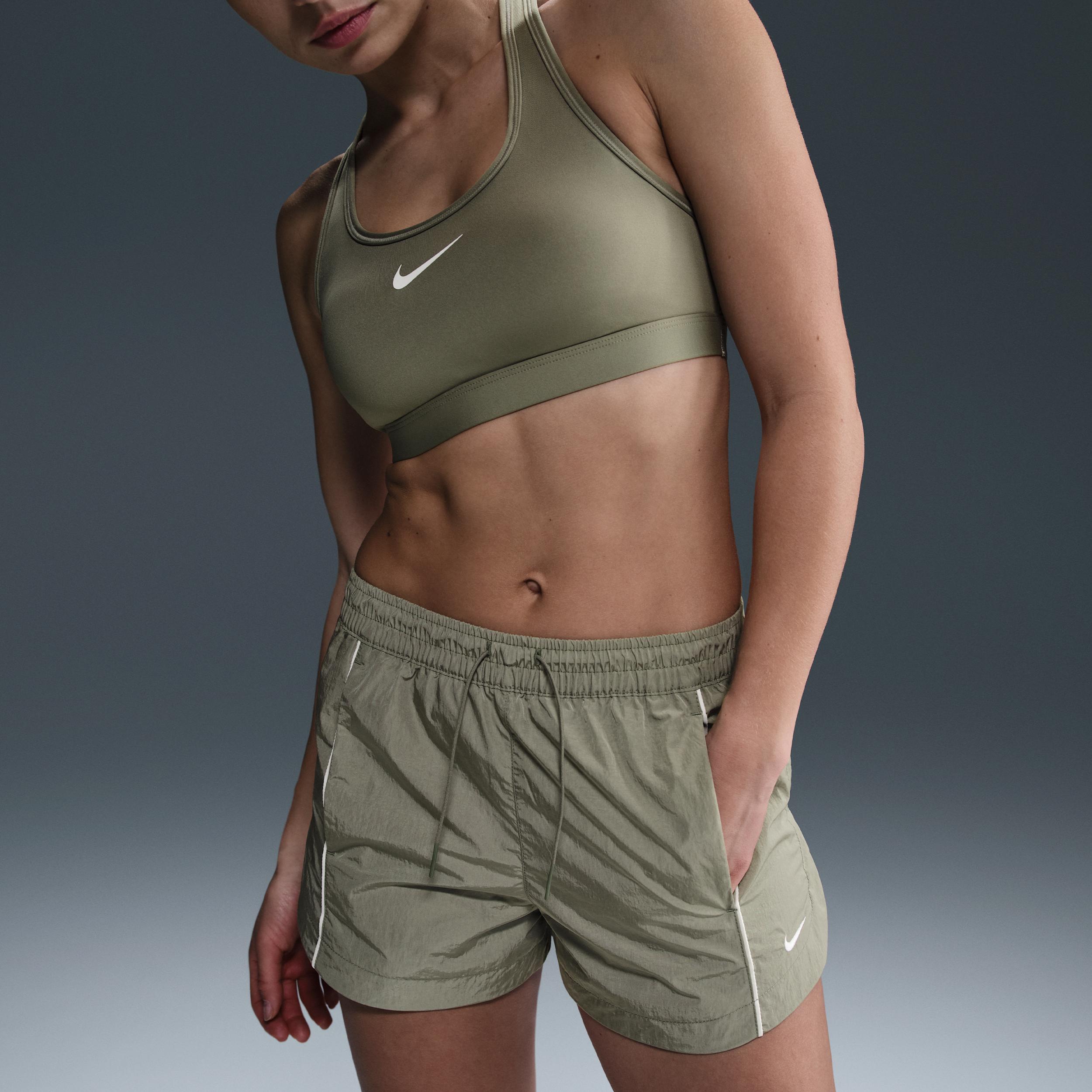 Nike Womens Windrunner Mid-Rise 2 Woven Shorts | FV7500-320 Product Image