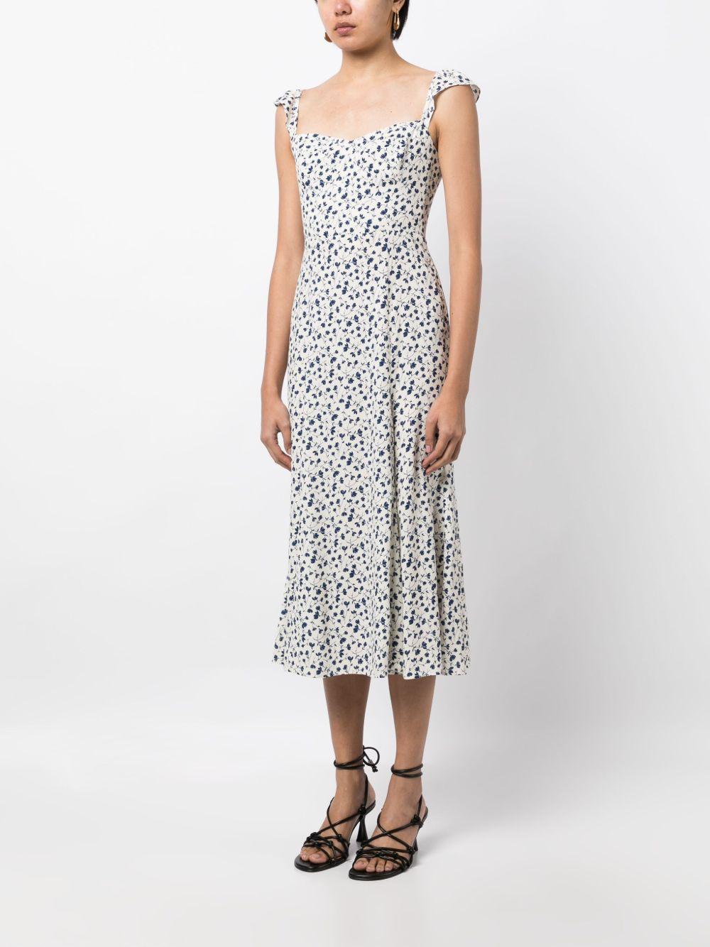 graphic-print scoop-neck dress Product Image