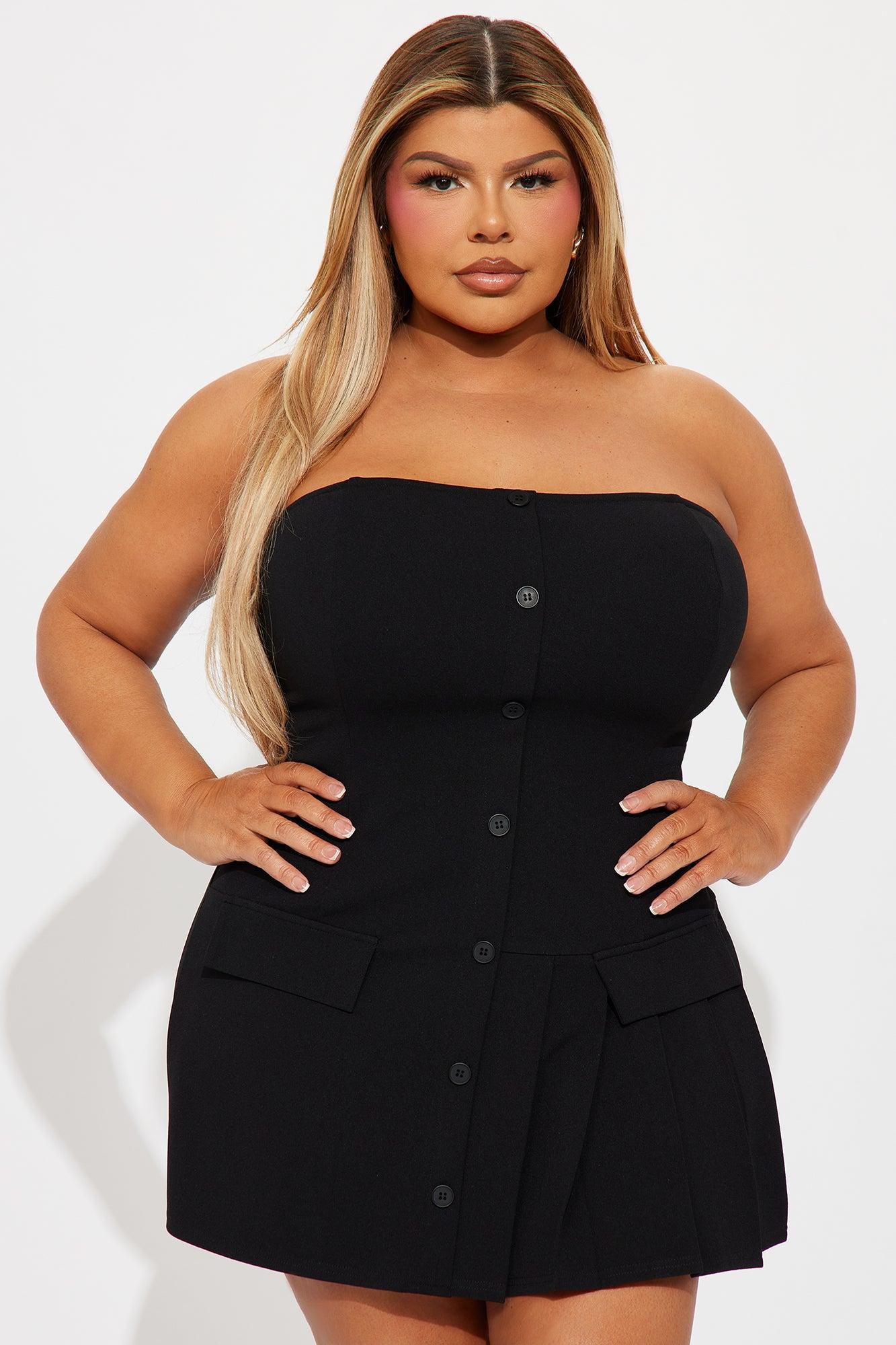 Pep Squad Romper - Black Product Image