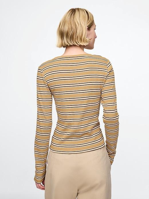 Modern Rib Crop T-Shirt Product Image