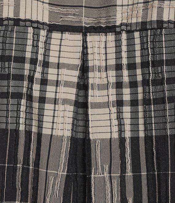 Antonio Melani Odessa Button Front Long Sleeve Collared Neck Tie Front Shirt Dress Product Image