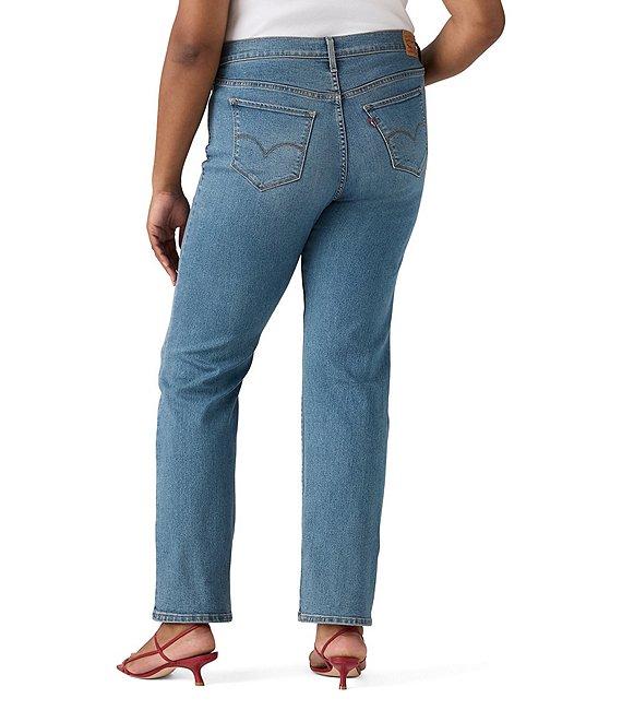 Levi's 314 Plus Size Shaping Straight Leg Mid Rise Jeans Product Image