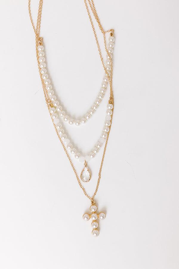 Have Faith Layered Necklace Product Image