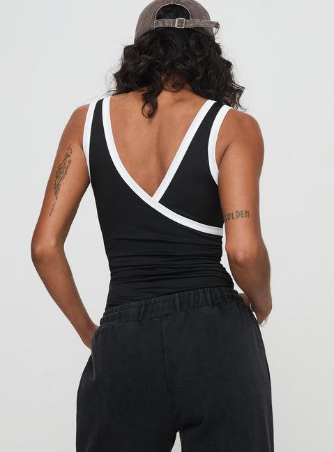 Fiorah Bodysuit Black / White Product Image
