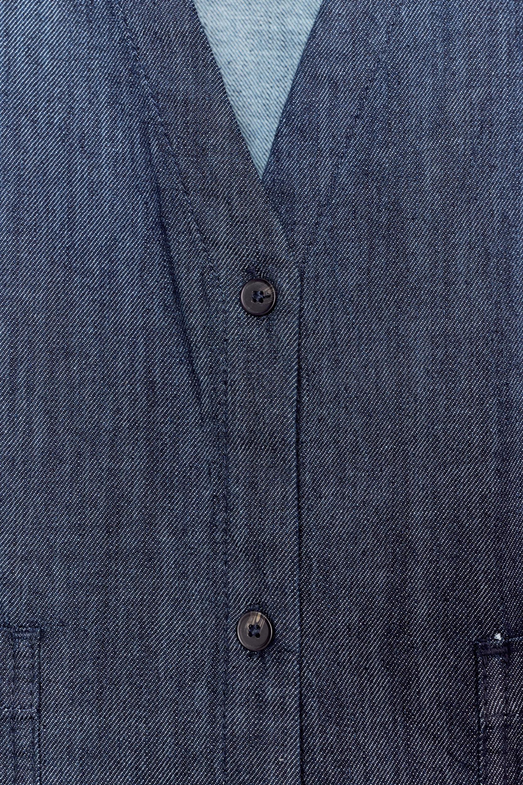 RELAXED DENIM SHIRT ZW COLLECTION Product Image