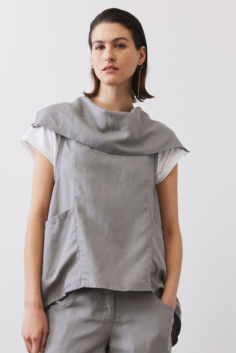 Cutting Edge Linen Blend Pocket Vest Product Image