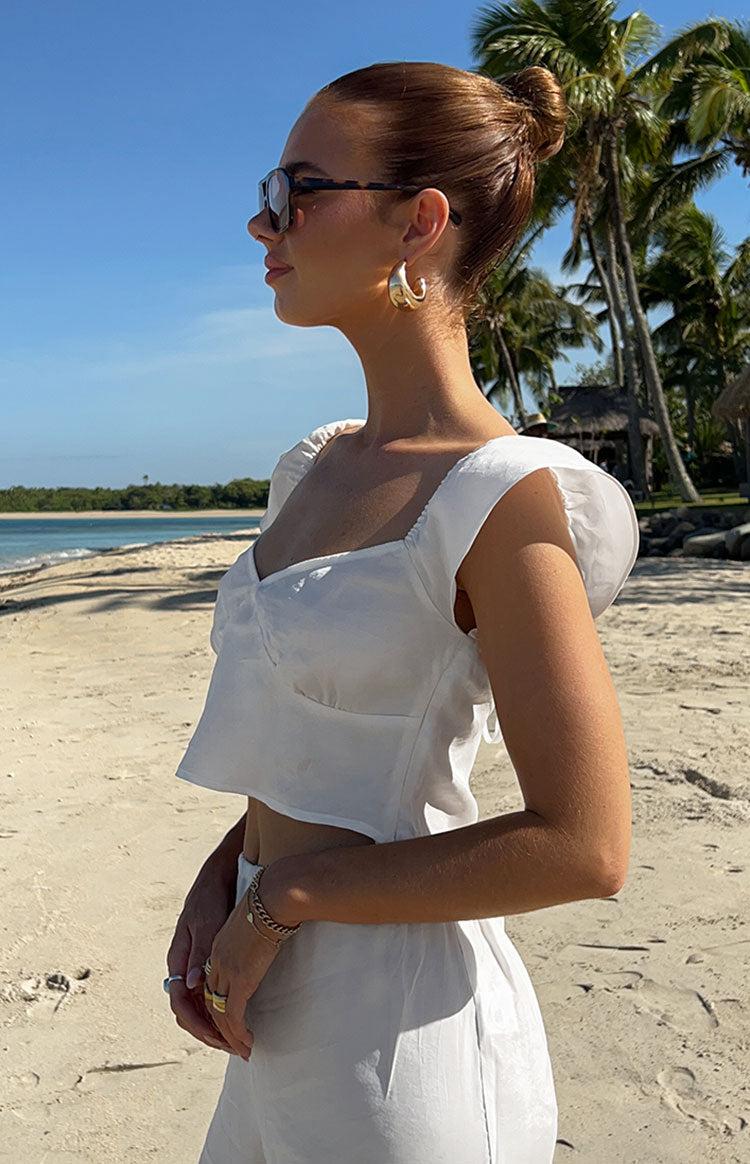 Anna White Top Product Image