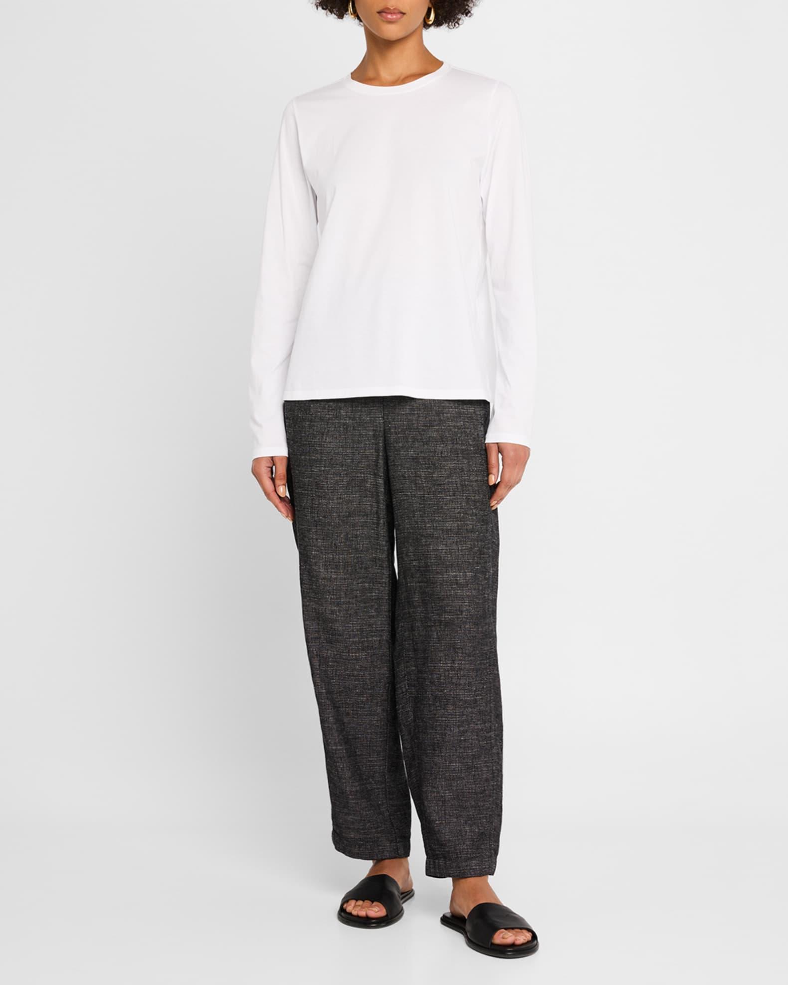 Cropped Hemp-Organic Cotton Lantern Pants Product Image