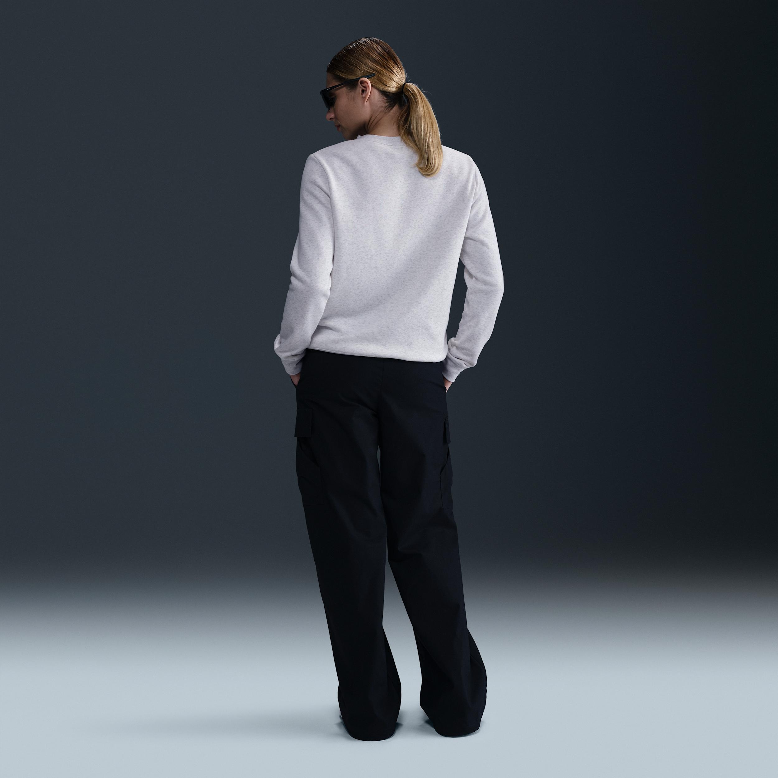 Women's Nike Sportswear Club Fleece Logo Crew-Neck Sweatshirt Product Image