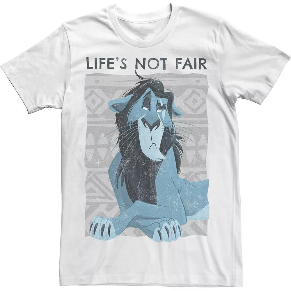 Disney's The Lion King Scar Life's Not Fair Men's Tee,  Product Image