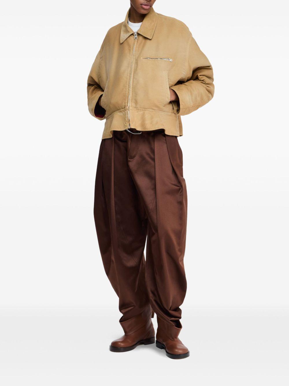 flared-hem jacket Product Image