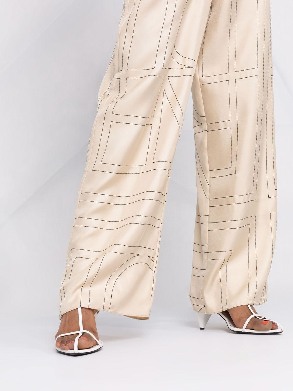 monogram silk pyjama trousers Product Image