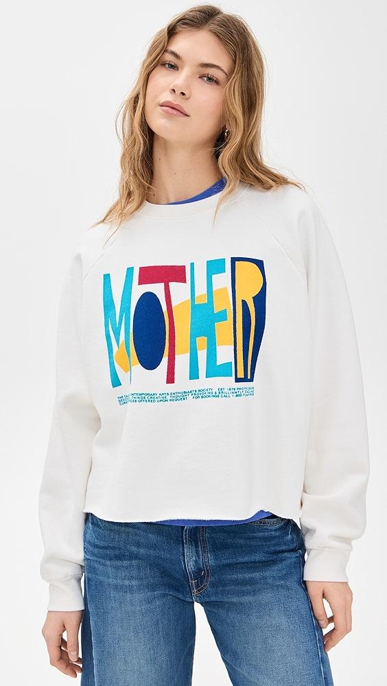 MOTHER The Boost Crop Cut Off Sweatshirt | Shopbop Product Image