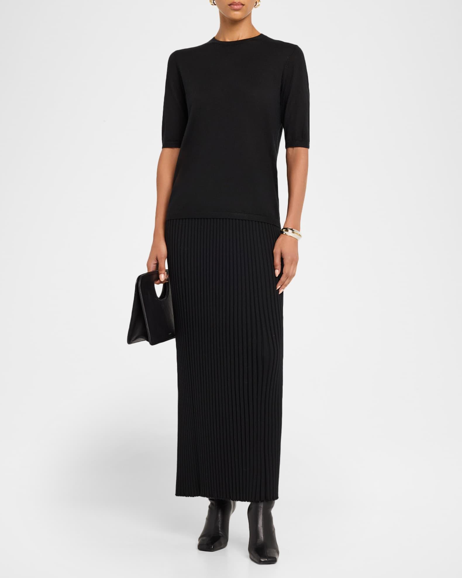 Brunner Short-Sleeve Cashmere-Silk T-Shirt Product Image