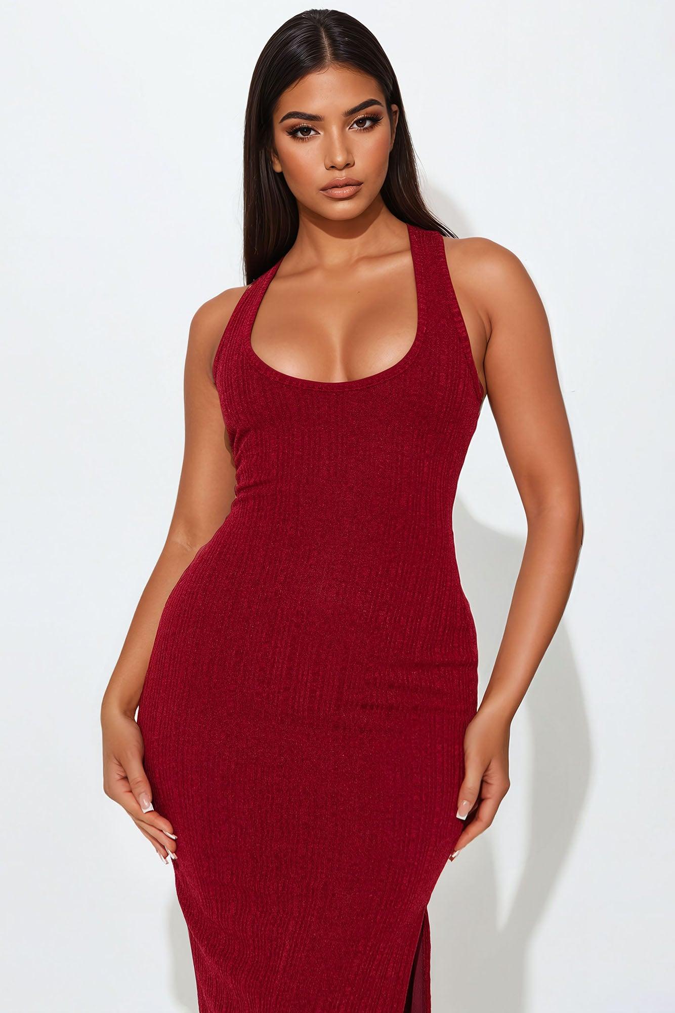 Sophie 2 Piece Maxi Dress Set - Wine Product Image