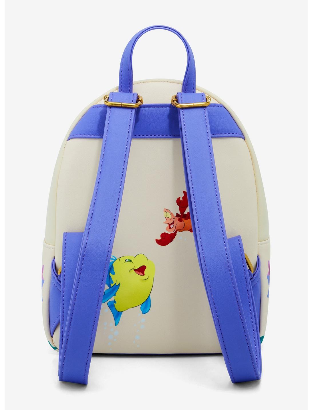 Loungefly Disney The Little Mermaid Ariel Sea Flowers Mini Backpack Product Image