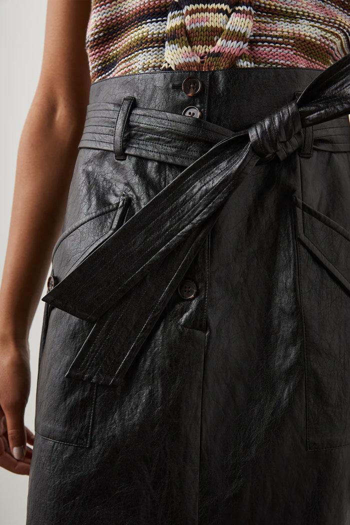 Edem Faux Leather Skirt Product Image