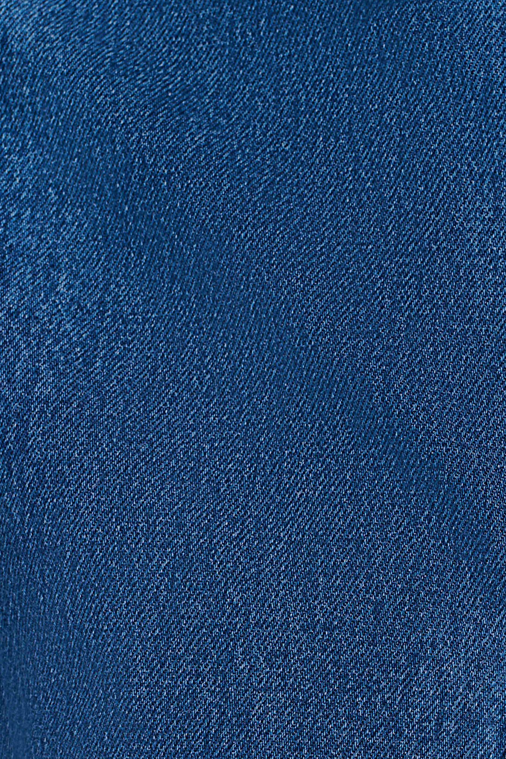 Lioda Oversized Denim Shirt - Dark Blue Product Image