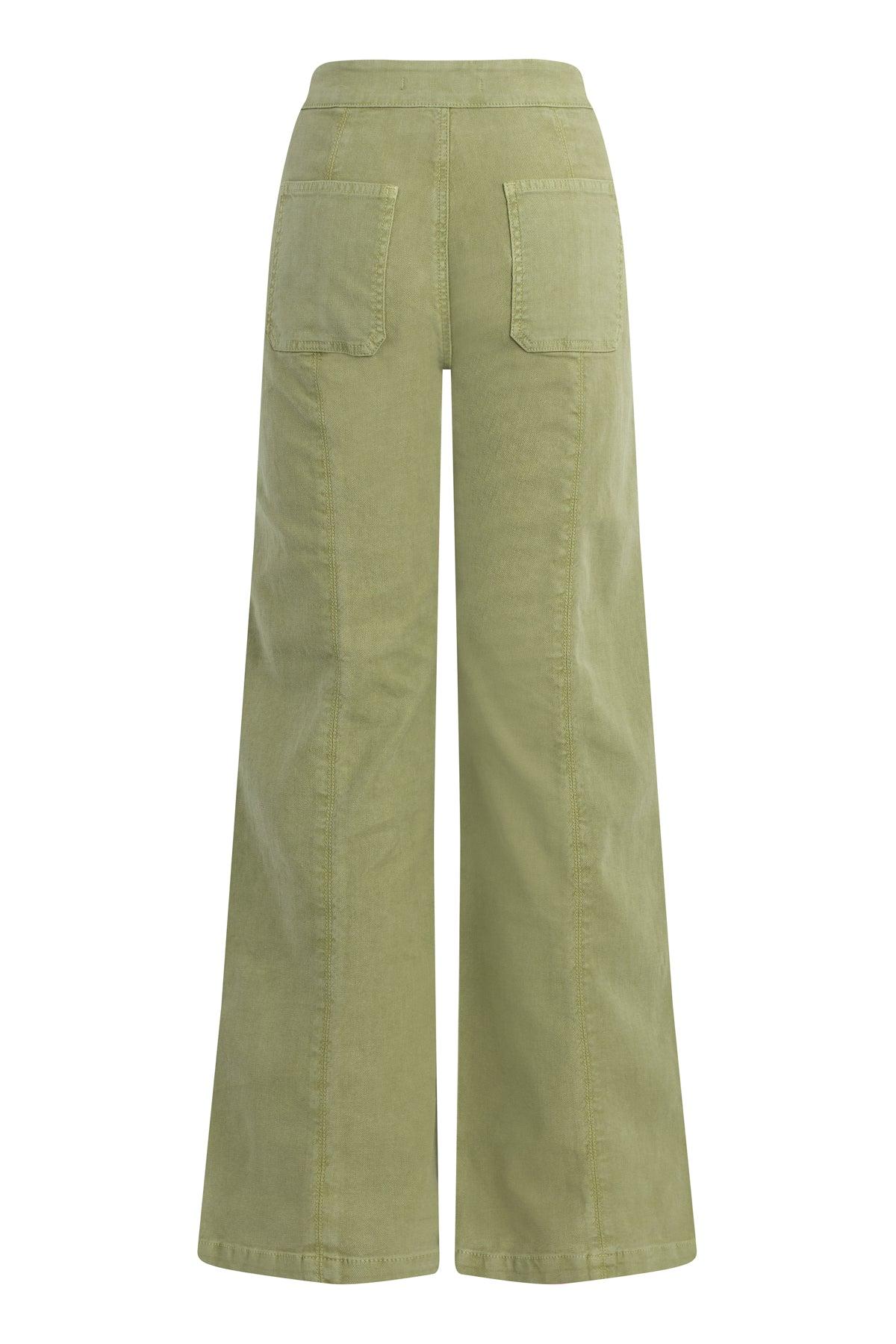 Tie Waist Pintucked Trouser Pant Female Product Image