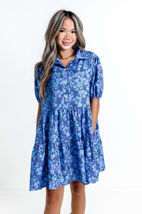 Ojai Afternoon Floral Mini Dress Product Image