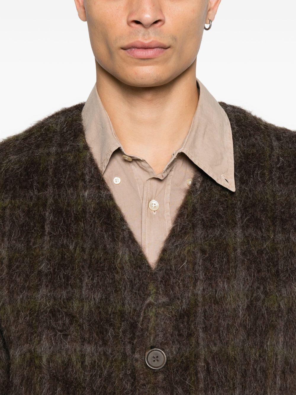 checked cardigan Product Image