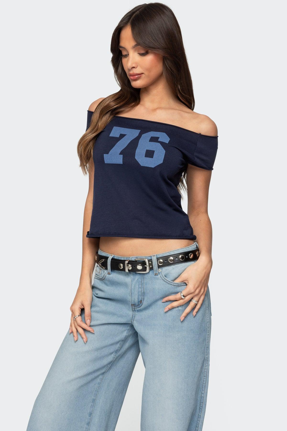 76 Off Shoulder Top Product Image