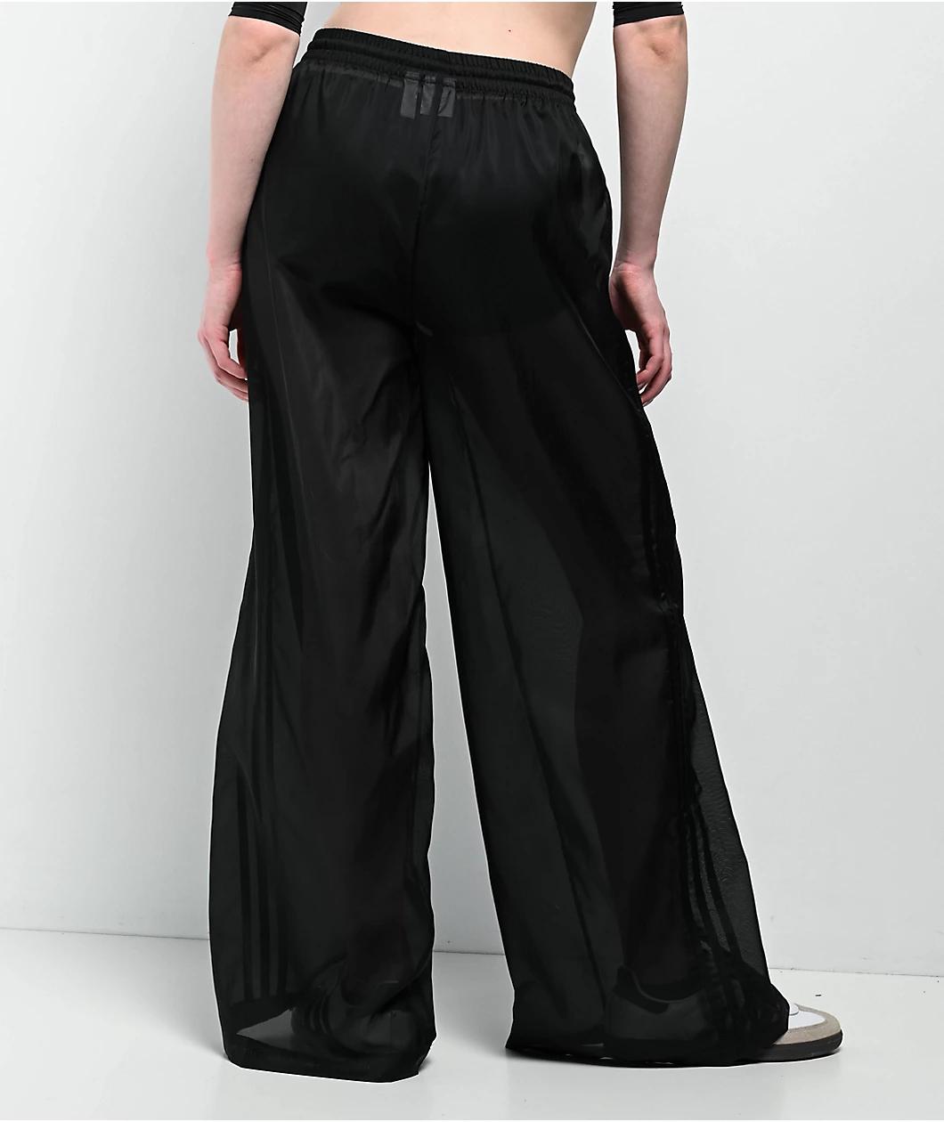 adidas adicolor Sheer Black Track Pants Product Image