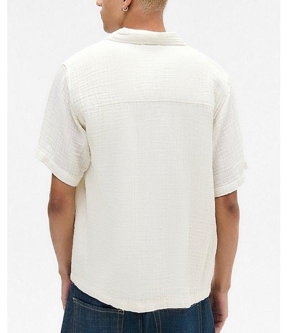 BDG Urban Outfitters Short Sleeve Woven Crinkled Shirt Product Image
