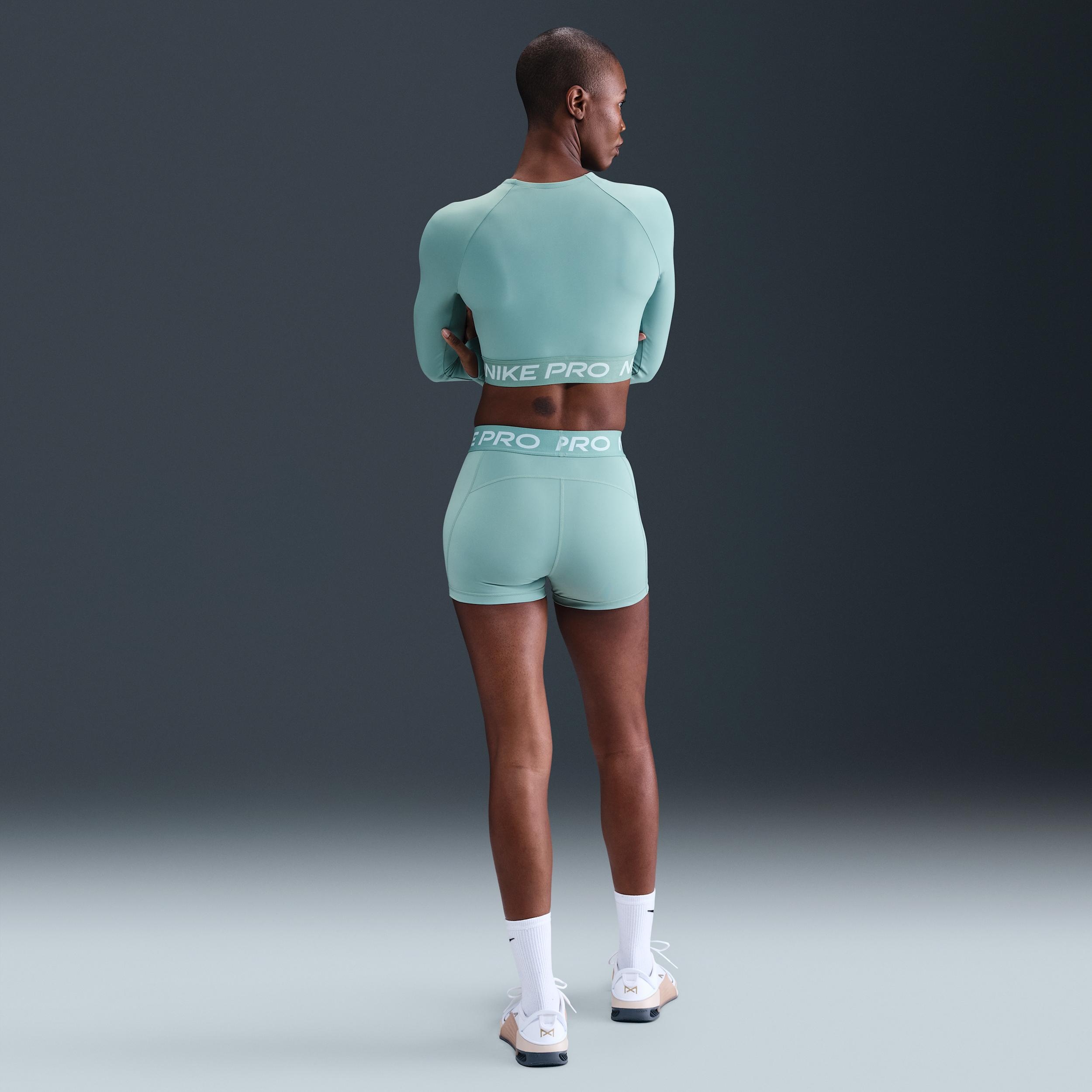 Womens Nike Pro 3 Shorts | CZ9857-034 Product Image