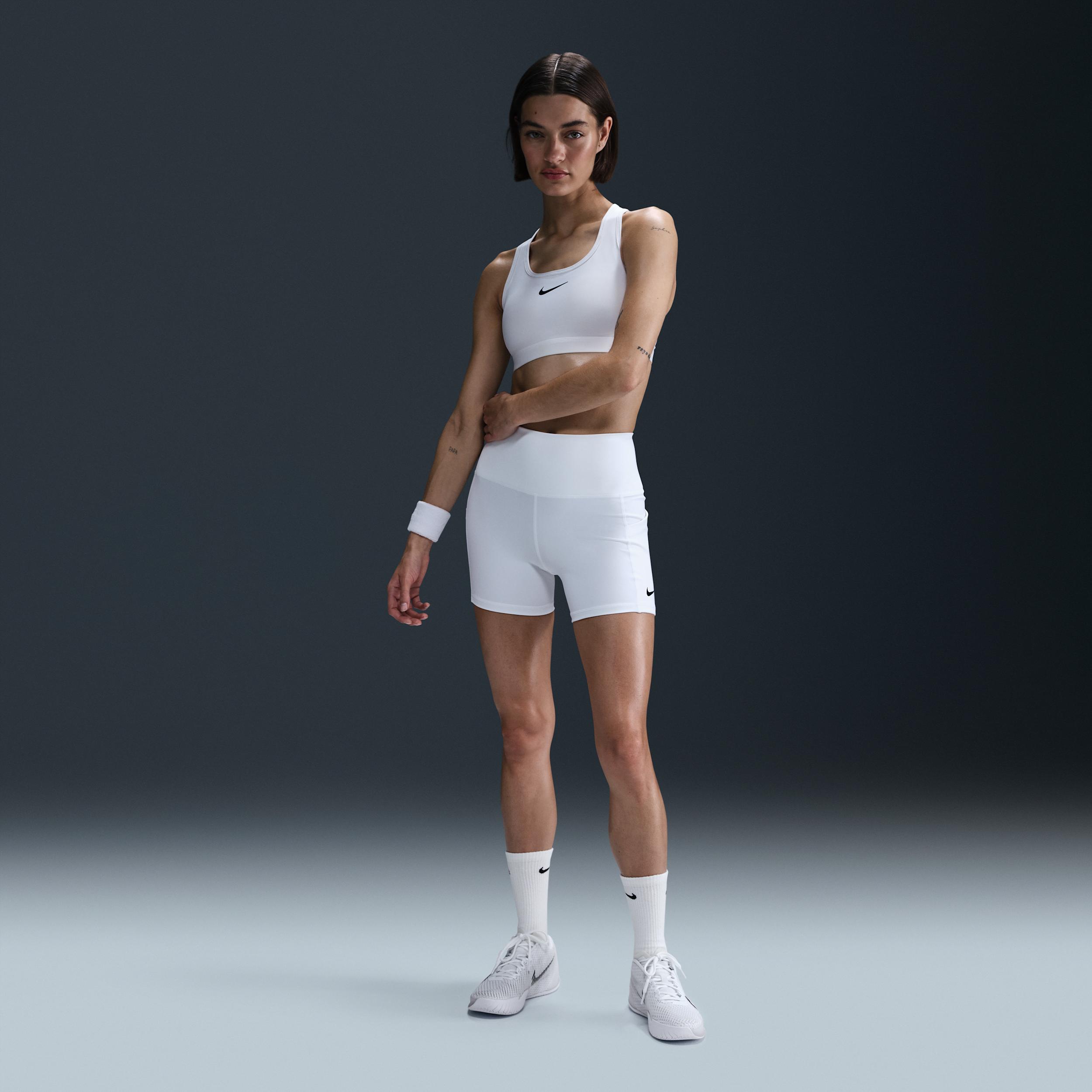 Nike Womens Court Dri-FIT Tennis Shorts with Pockets | FZ6677-010 Product Image