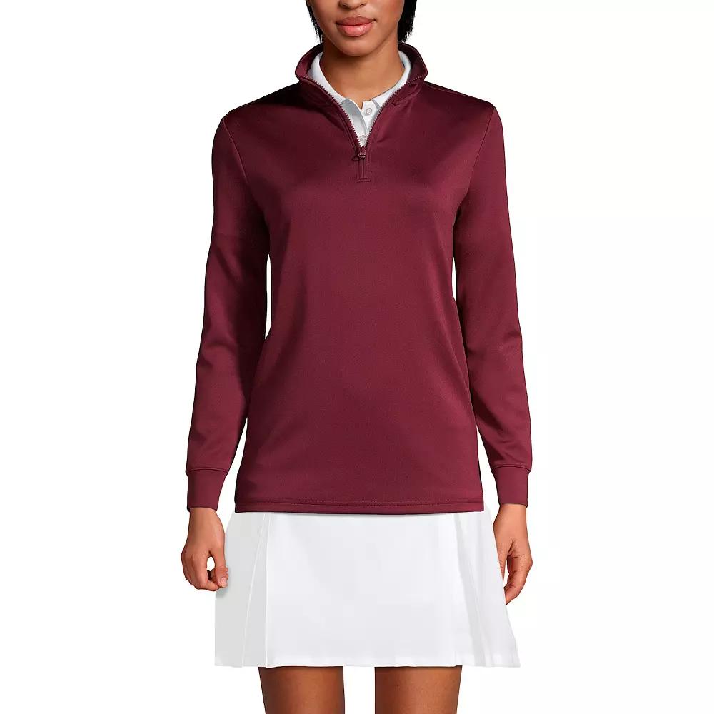 Women's Lands' End Quarter Zip Pullover,  Product Image