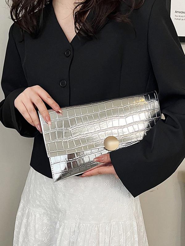 Geometric Shiny Split-Joint Bags Handbags Product Image