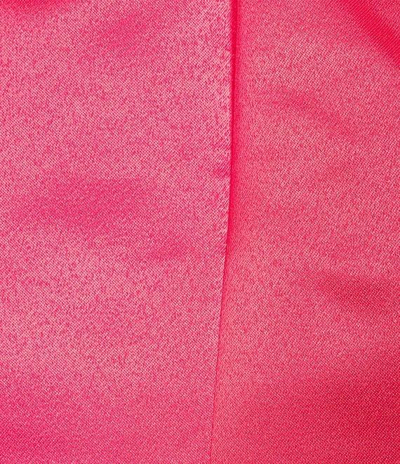 Trina Turk Nia Dutchess Satin Off-The-Shoulder Ruffle Sleeve Dress Product Image