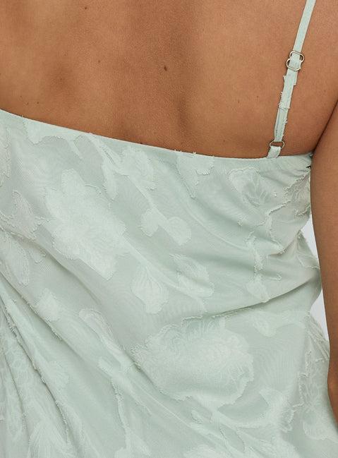 Avienna Maxi Dress Sage Burnout Product Image