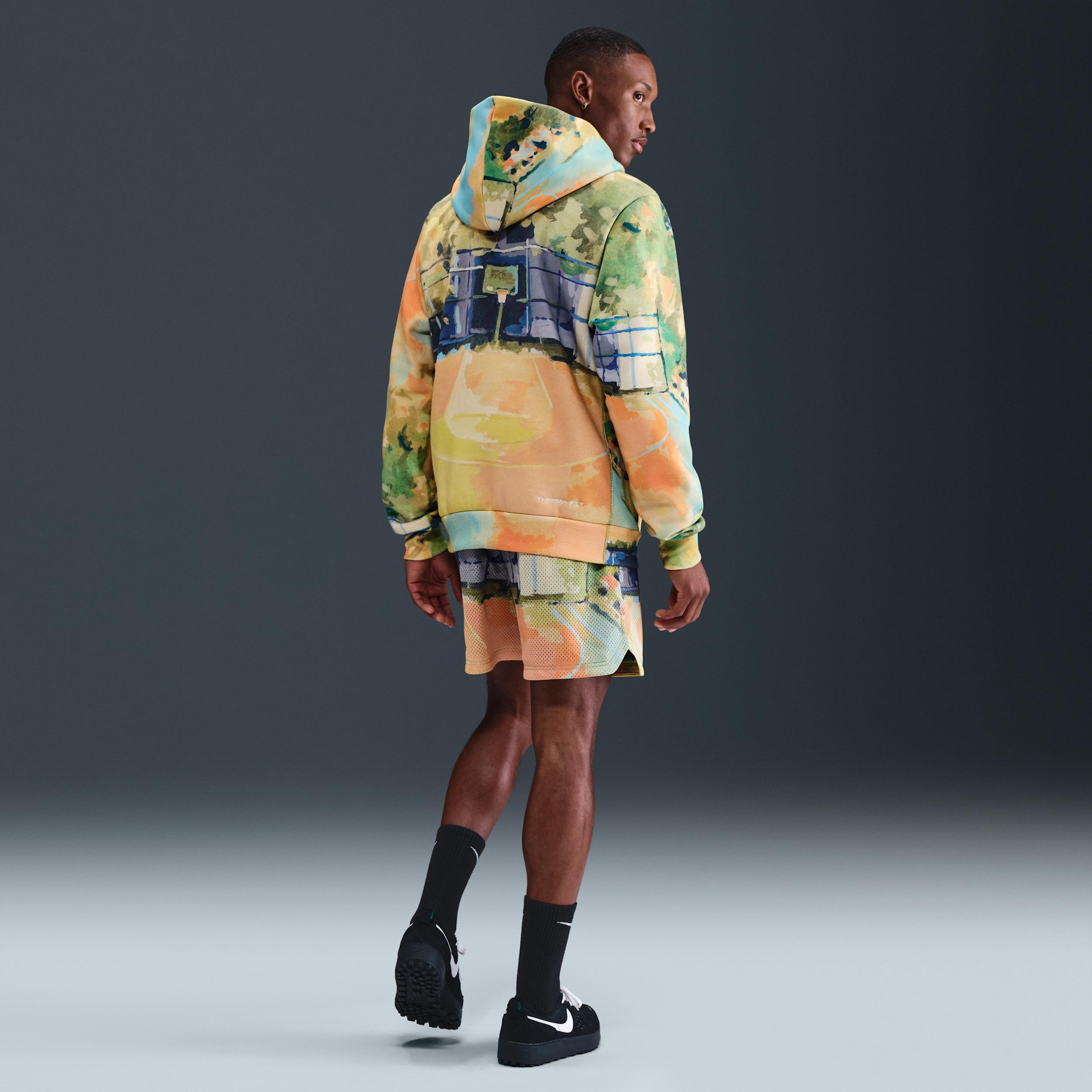 Nike Men's Standard Issue Therma-FIT Pullover Basketball Hoodie Product Image