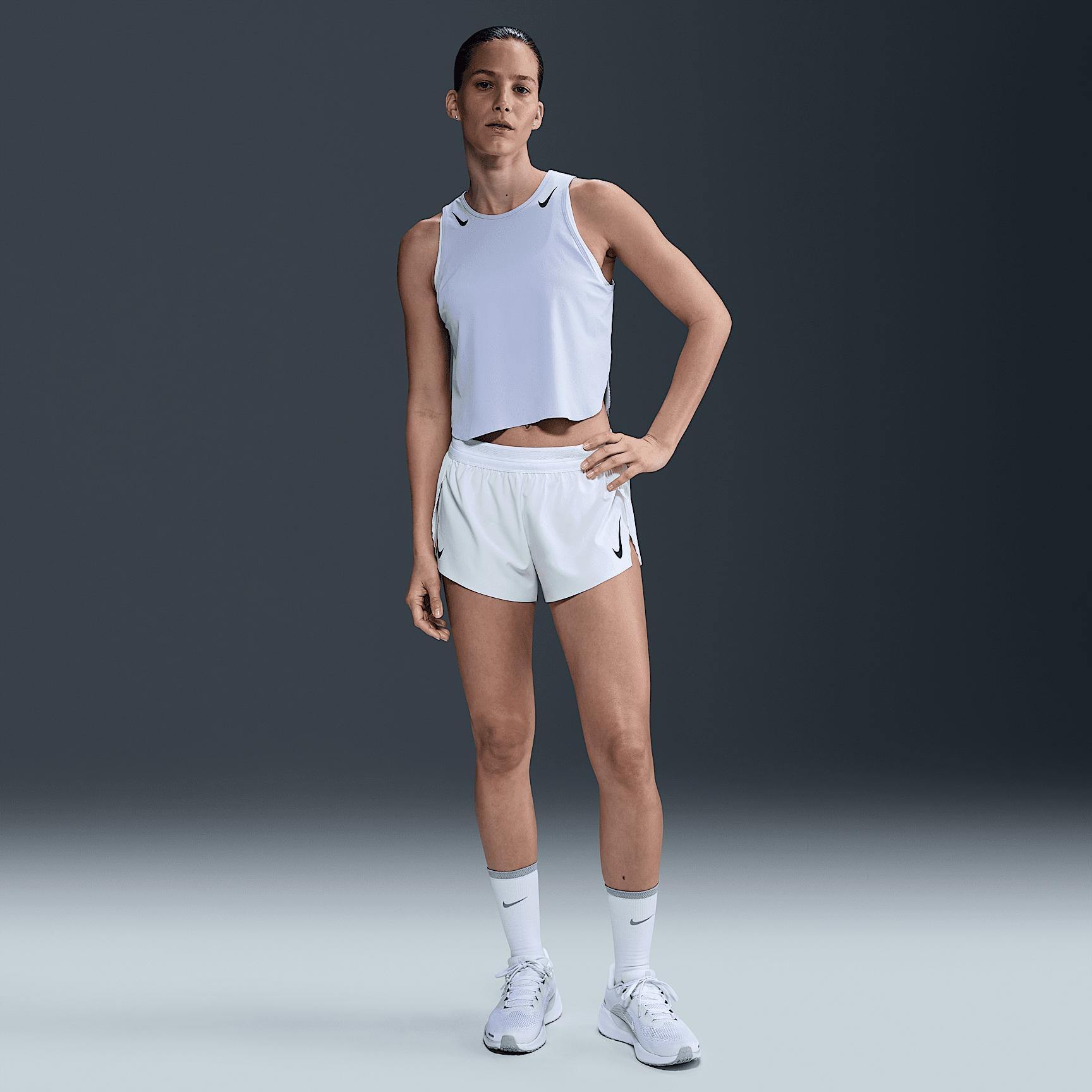 Nike Women's AeroSwift Dri-FIT ADV Cropped Running Tank Top Product Image