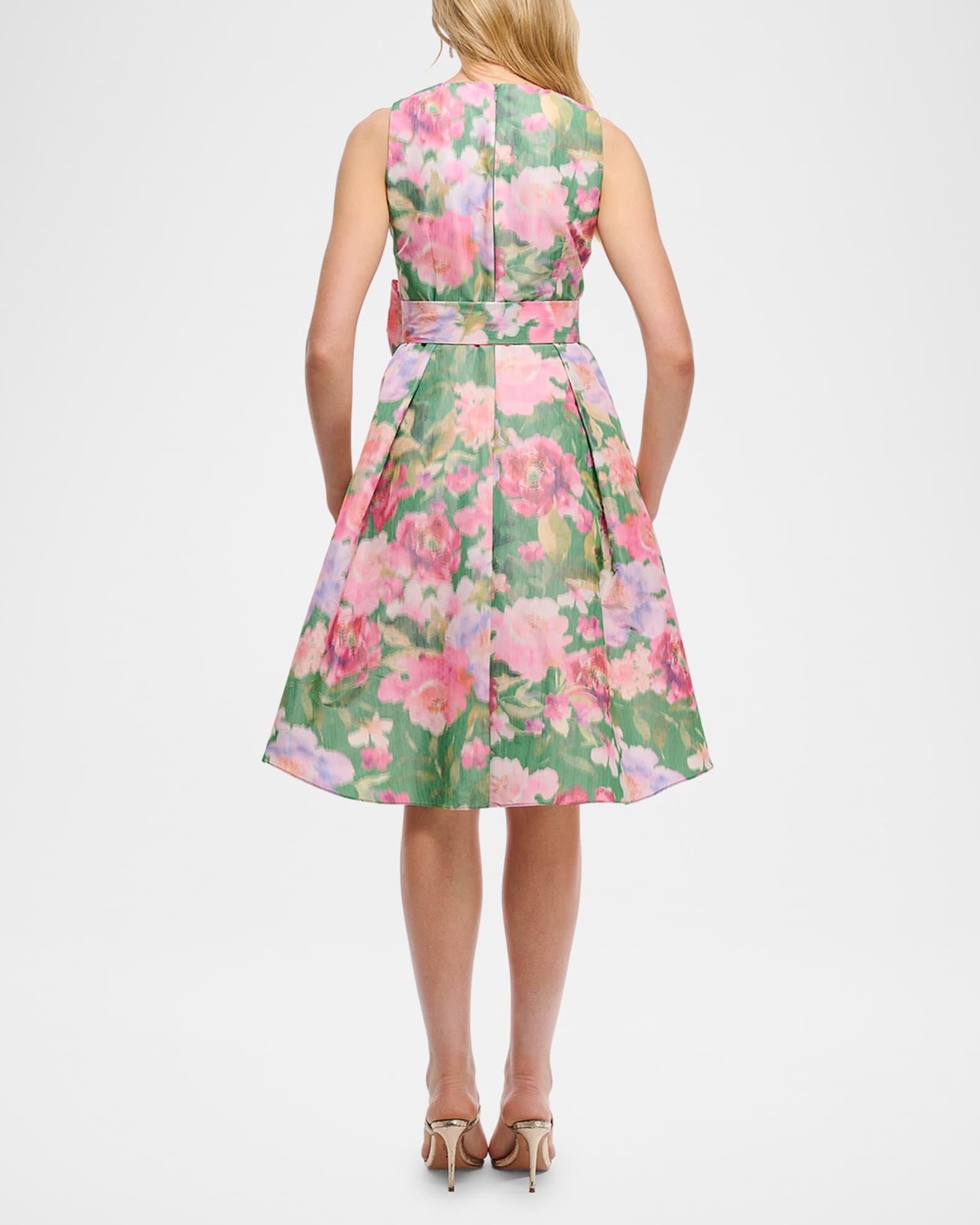 Keegan Sleeveless Floral-Print Dress Product Image