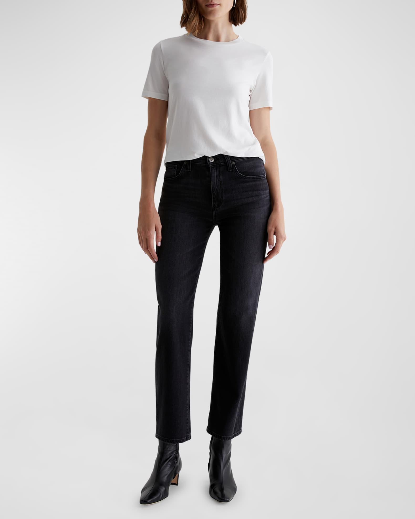 Brinley Mid-Rise Straight Jeans Product Image