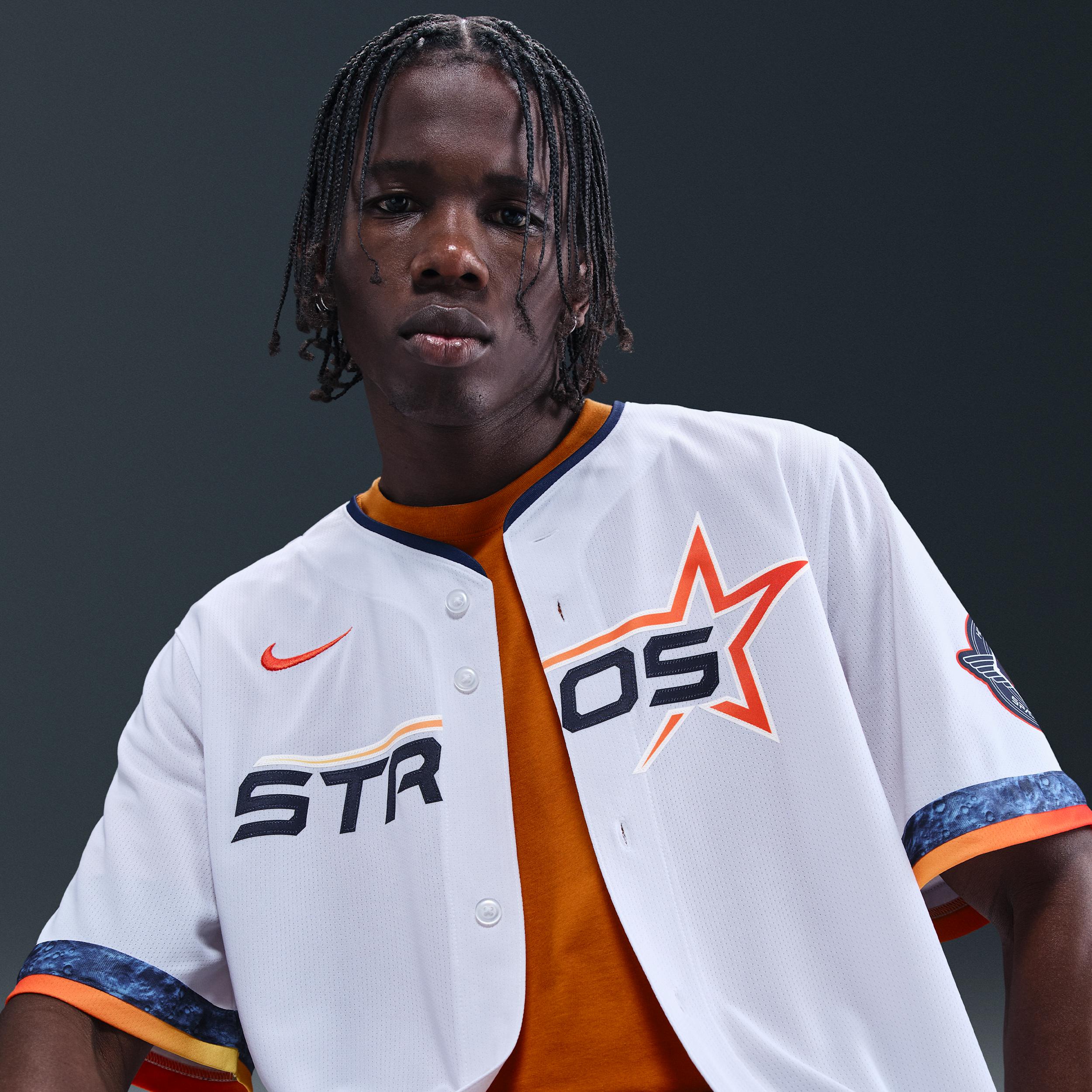 Houston Astros City Connect Mens Nike Mens Dri-FIT ADV MLB Limited Jersey | LM250D9JHUS-1U2 Product Image