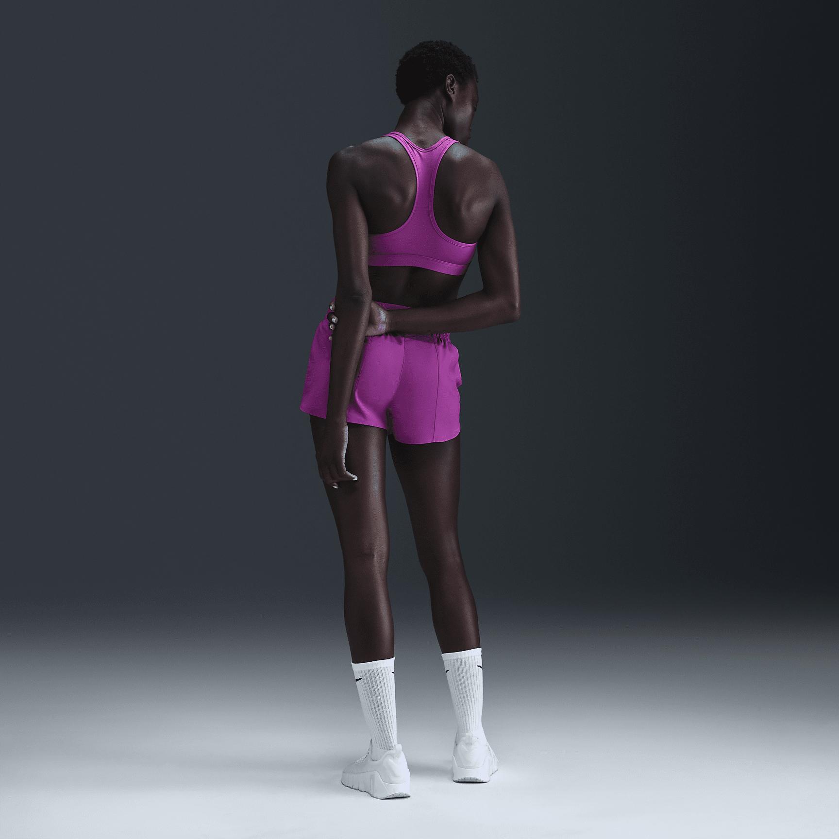 Nike Womens Swoosh Medium Support Padded Sports Bra | DX6821-410 Product Image