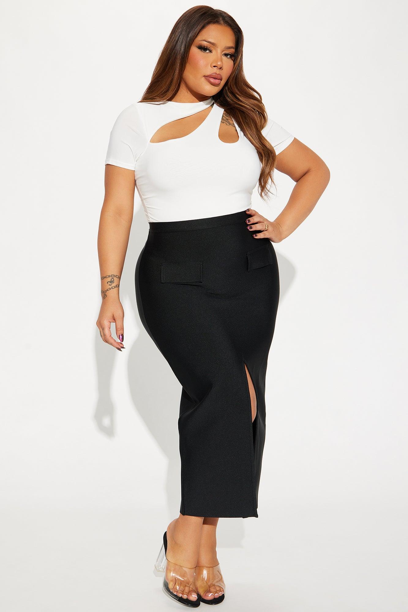 Keilani Short Sleeve Bodysuit - White Product Image