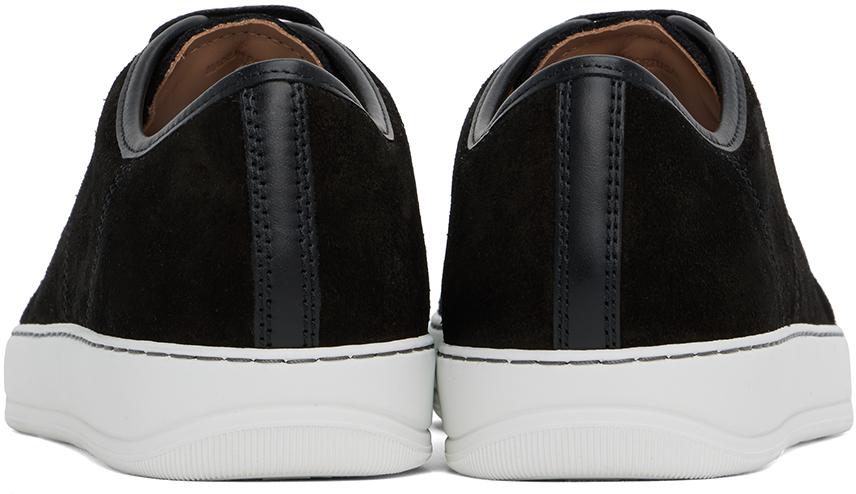 Black DBB1 Suede & Patent Leather Sneakers Product Image