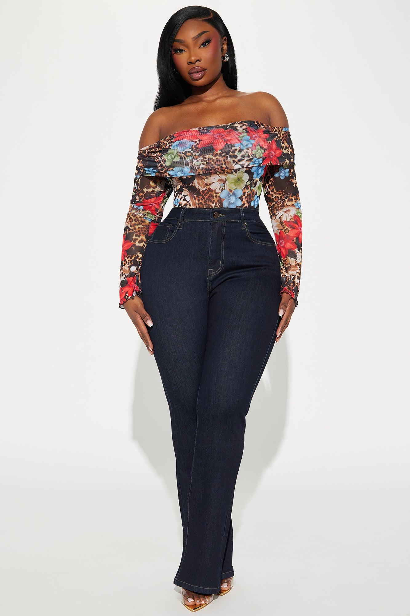 Amaya Sculpting Stretch Bootcut Jeans - Dark Wash Product Image