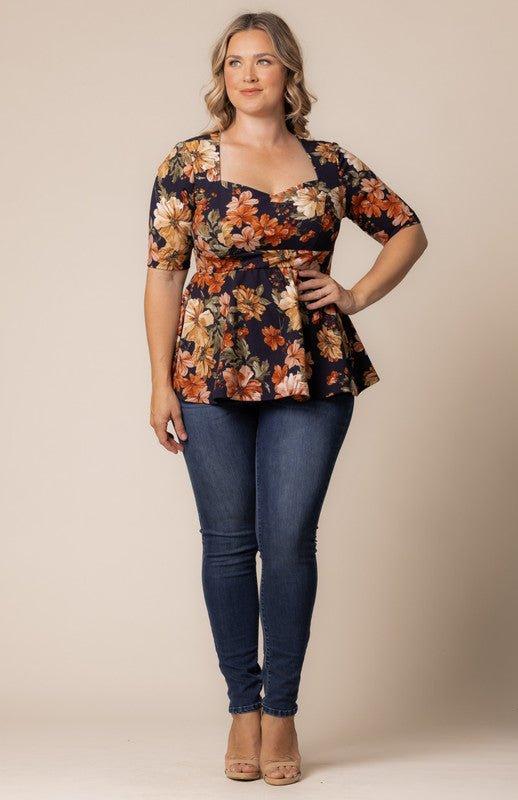 Posh Peplum Top - Plus Product Image