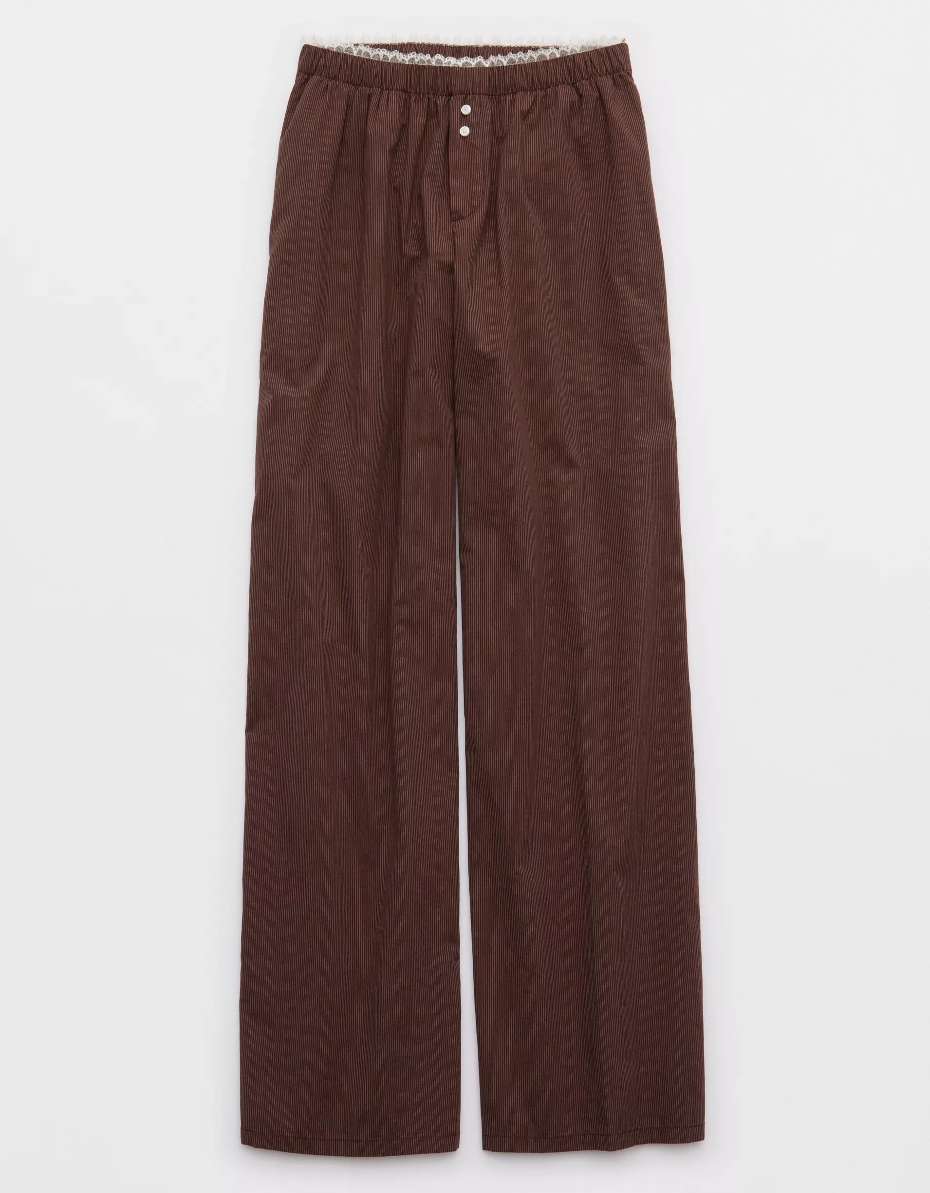 Aerie Off-Duty Poplin Trouser PJ Product Image