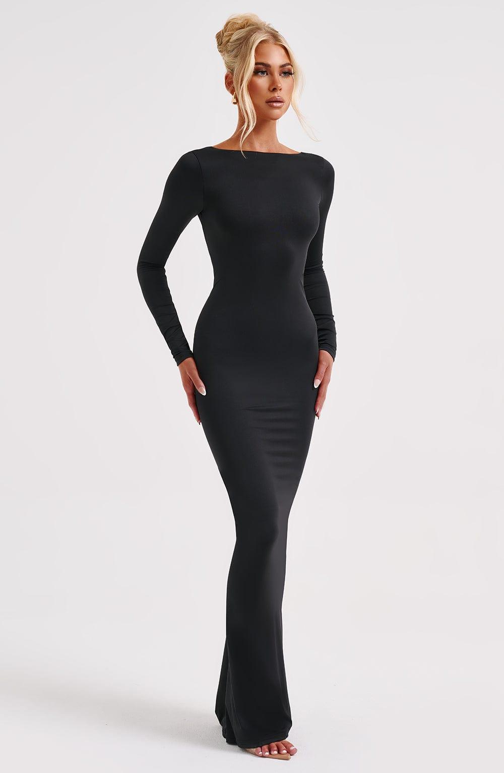 Rameesha Maxi Dress - Black Product Image