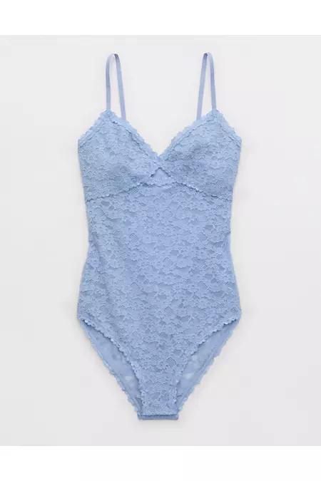 Show Off Vintage Lace Cut Out Bodysuit Women's Product Image